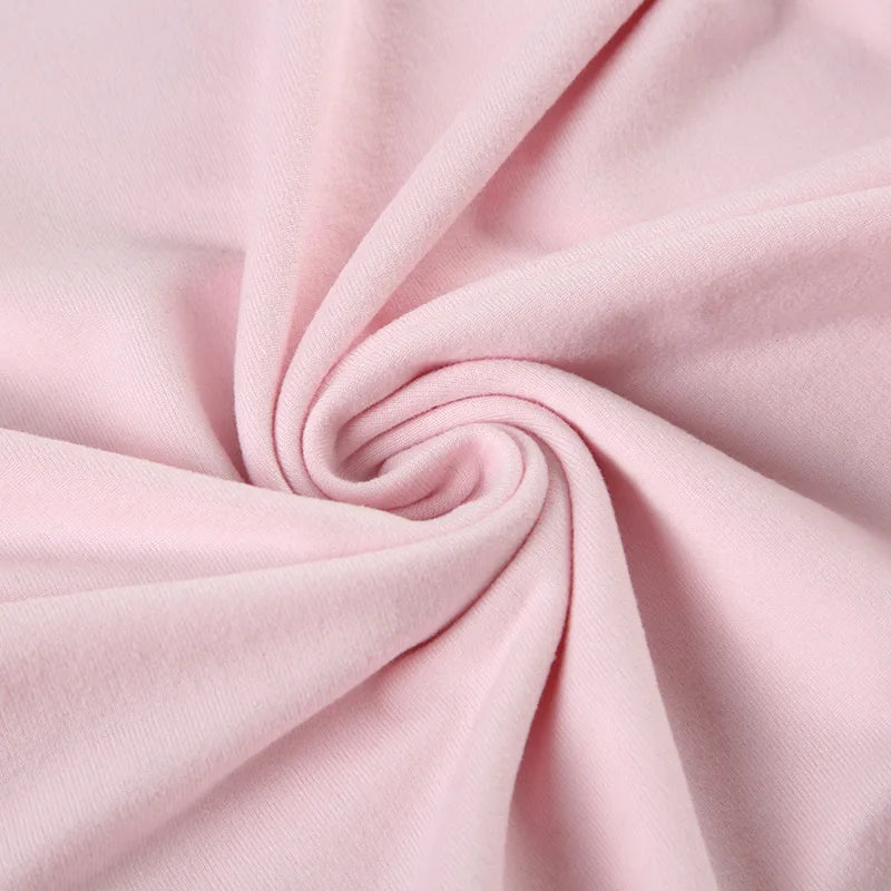 Cropped Shoulder Bow Long Sleeve Top | Women’s Fitted Crew Neck Shirt | Feminine Casual Top