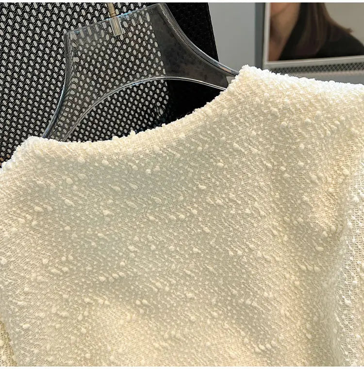 Satin Bow Short Sleeve Cardigan | Women’s Cropped Knit Top | Elegant Evening Sweater